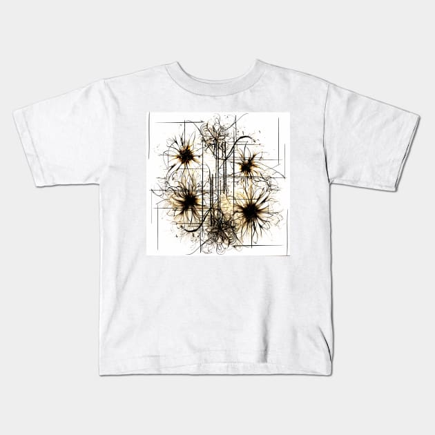 Black holes pattern 02 Kids T-Shirt by ngmx